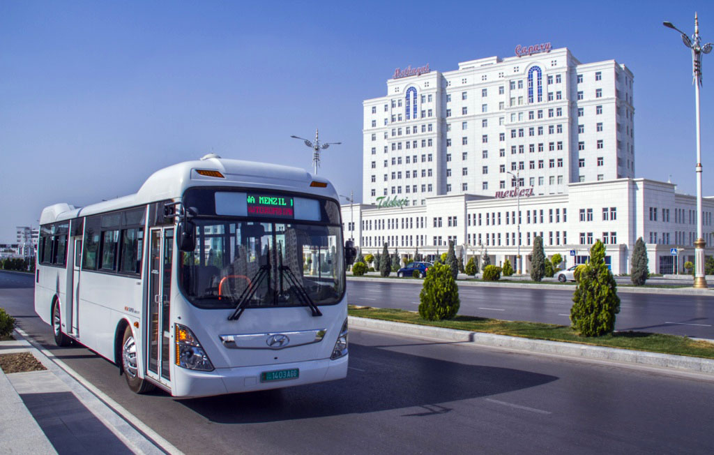 On December 31 and January 1, public transport in Ashgabat will be free of charge