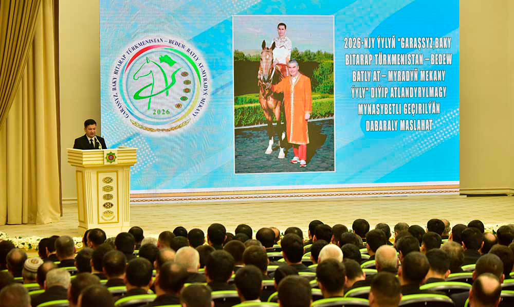 Lebap welaýatynda 2026-njy ýylyň şygarynyň şanyna dabaraly maslahat we sergi geçirildi
