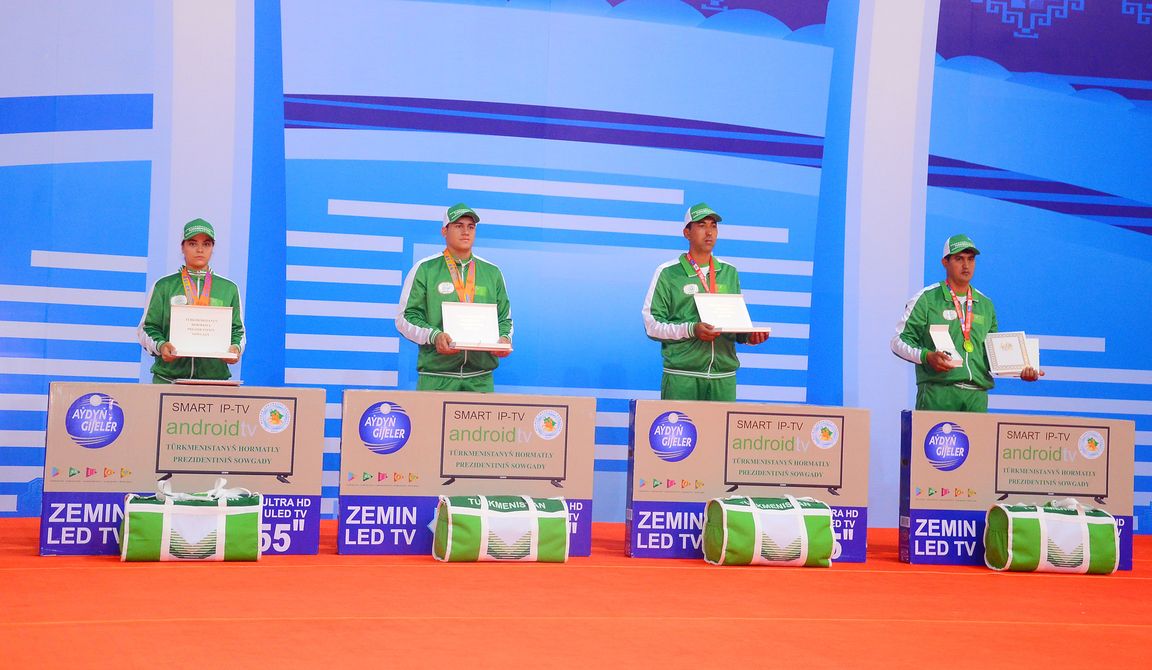 Honoring of the Turkmen athletes was held in Avaza