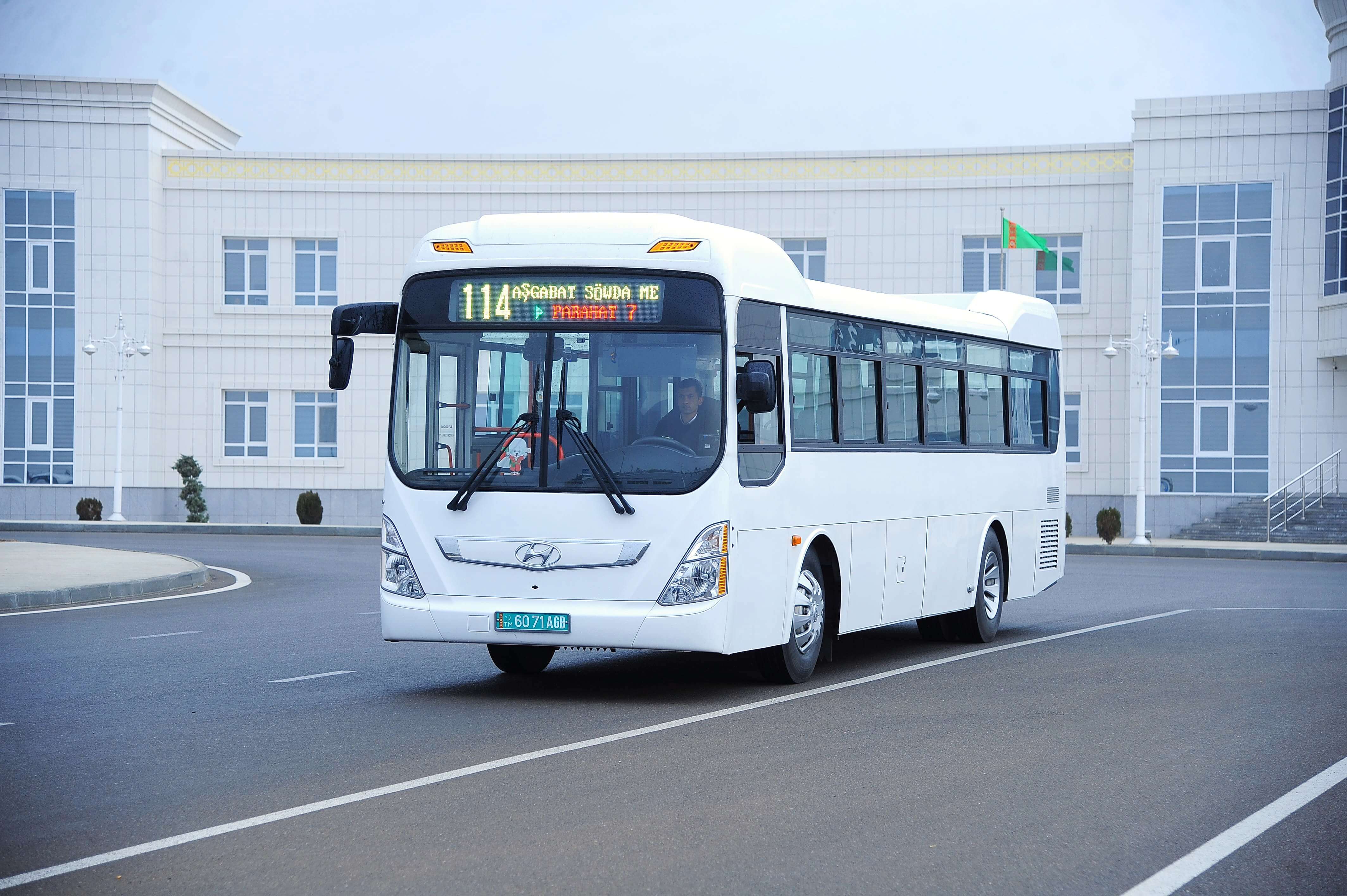 The agency "Turkmenawtoulaglary" transports passengers on 607 routes 