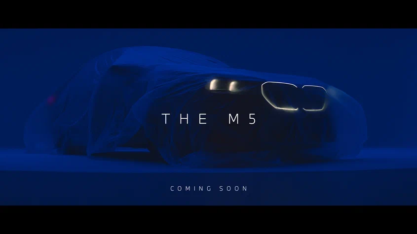 Компания BMW показала новую M5 на очередном тизере
