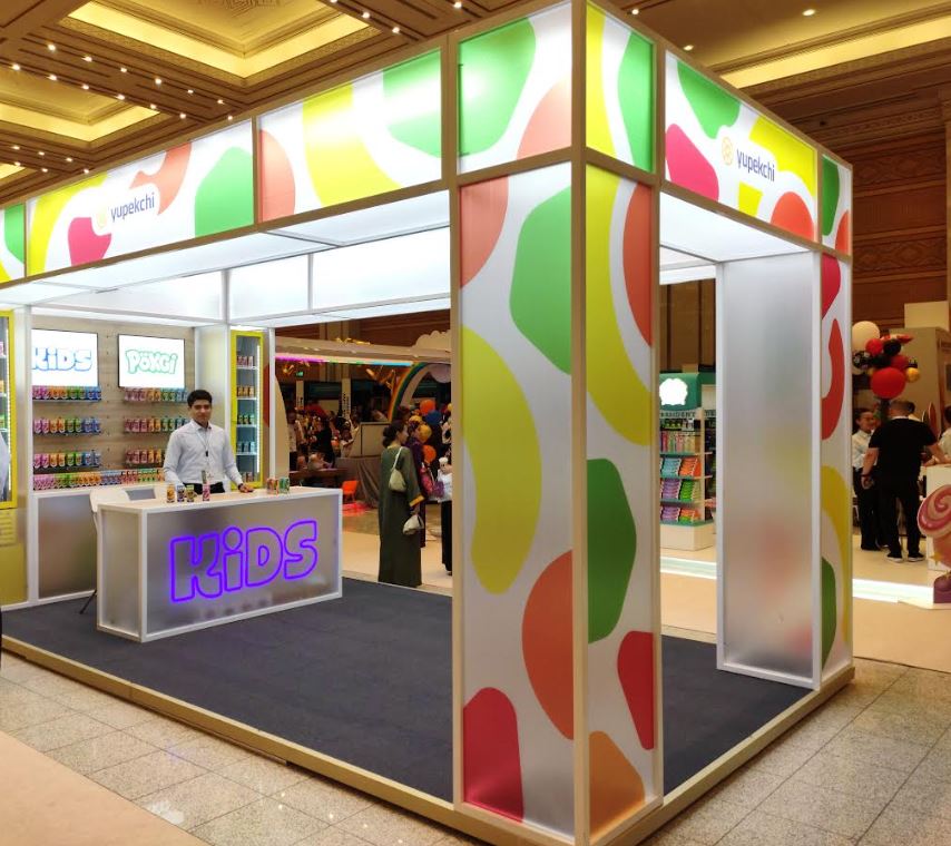 Yupekchi «Kids Expo 2025» sergisinde çagalar üçin niýetlenen «Hoşal kids» we «Pokgi» miwe şirelerini hödürleýär