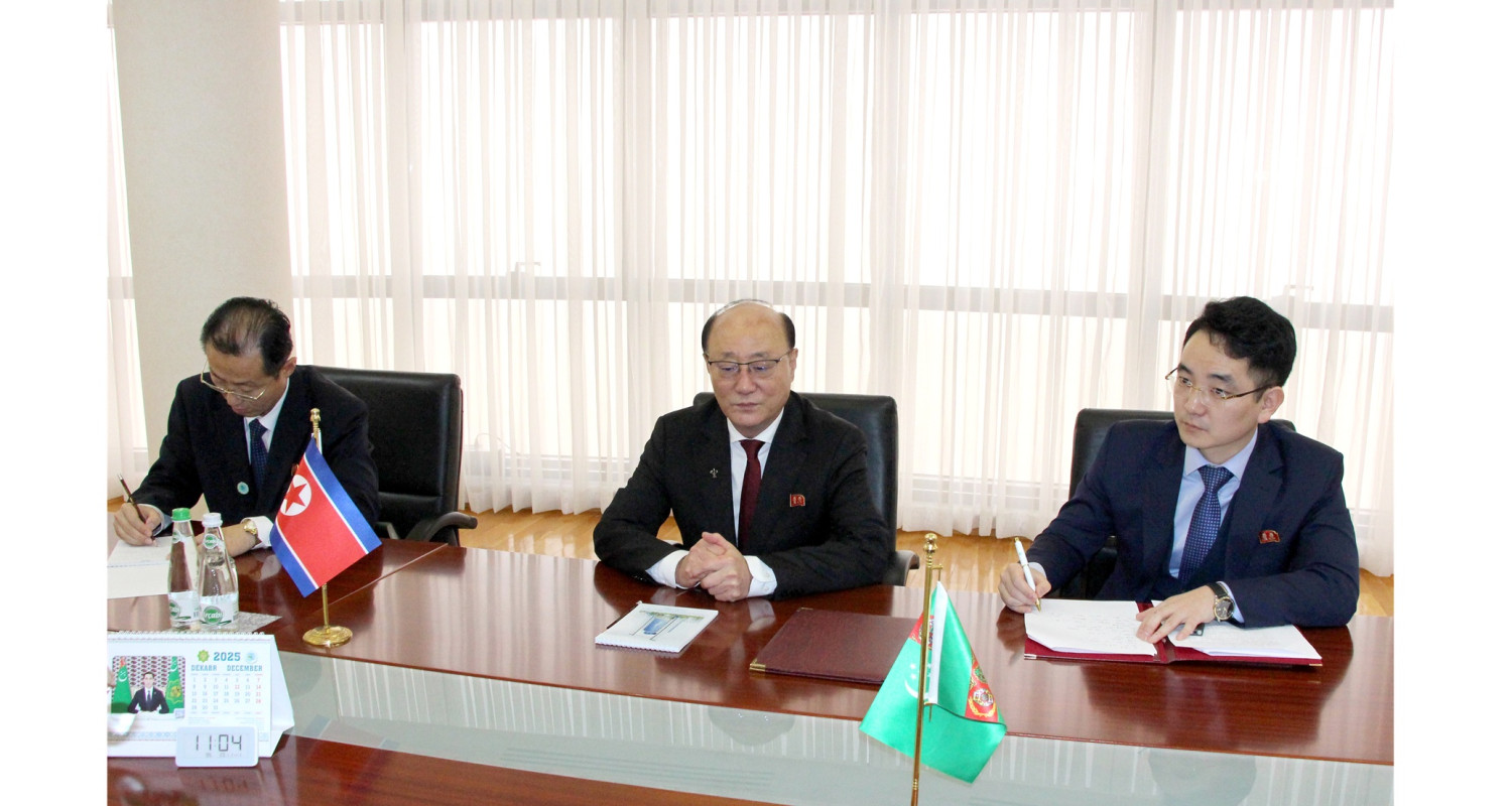 Aşgabatda Koreýa Halk Demokratik Respublikasynyň ilçisi kabul edildi