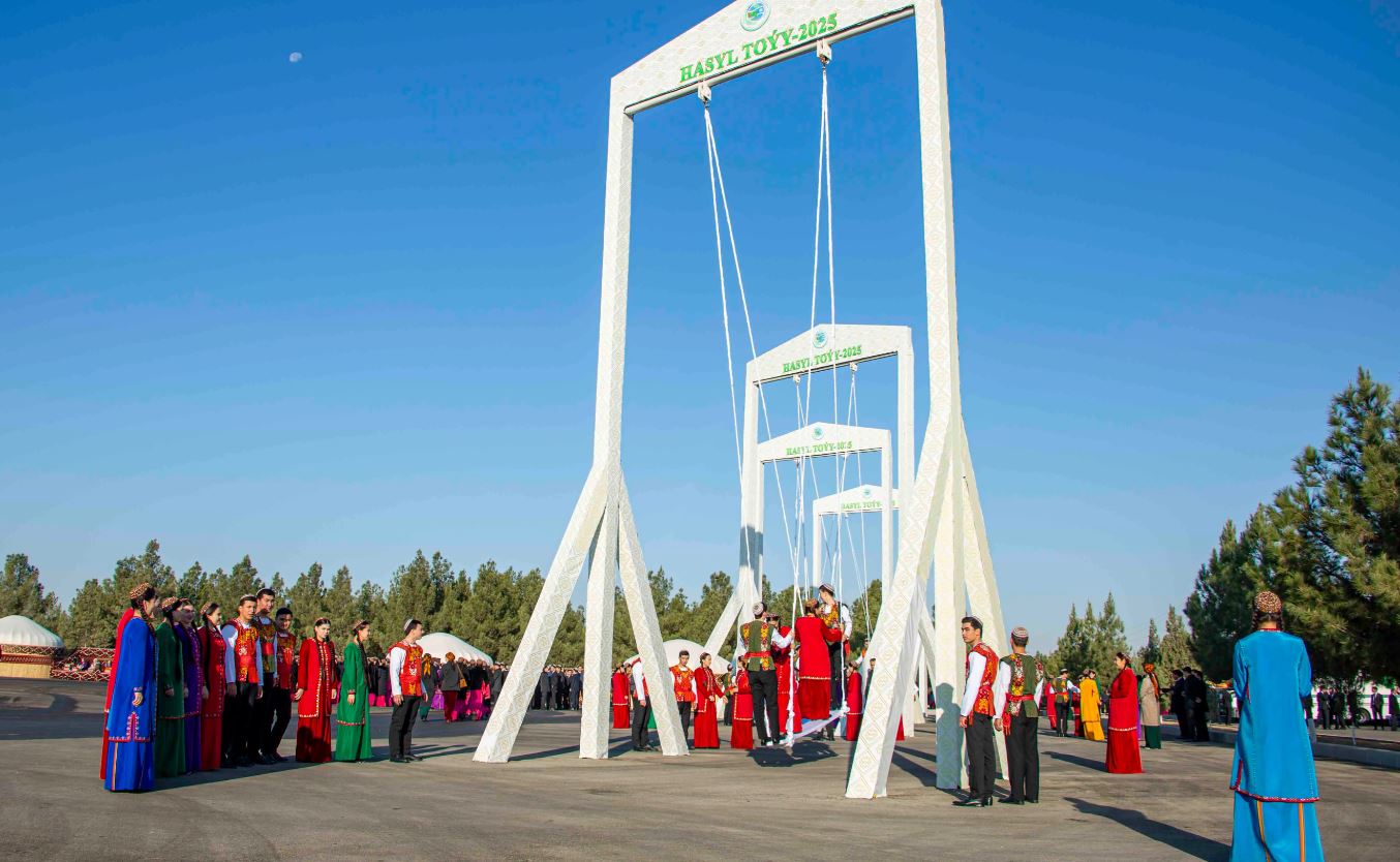 Türkmenistanda Hasyl toýy mynasybetli dabaralar geçirildi