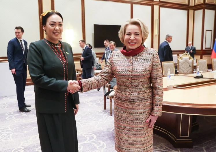 Walentina Matwiýenko Türkmenistanda geçiriljek halkara çärelere çagyryldy