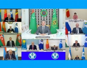 Türkmenistanyň Prezidenti GDA-nyň Baştutanlarynyň Geňeşiniň onlaýn mejlisine gatnaşdy