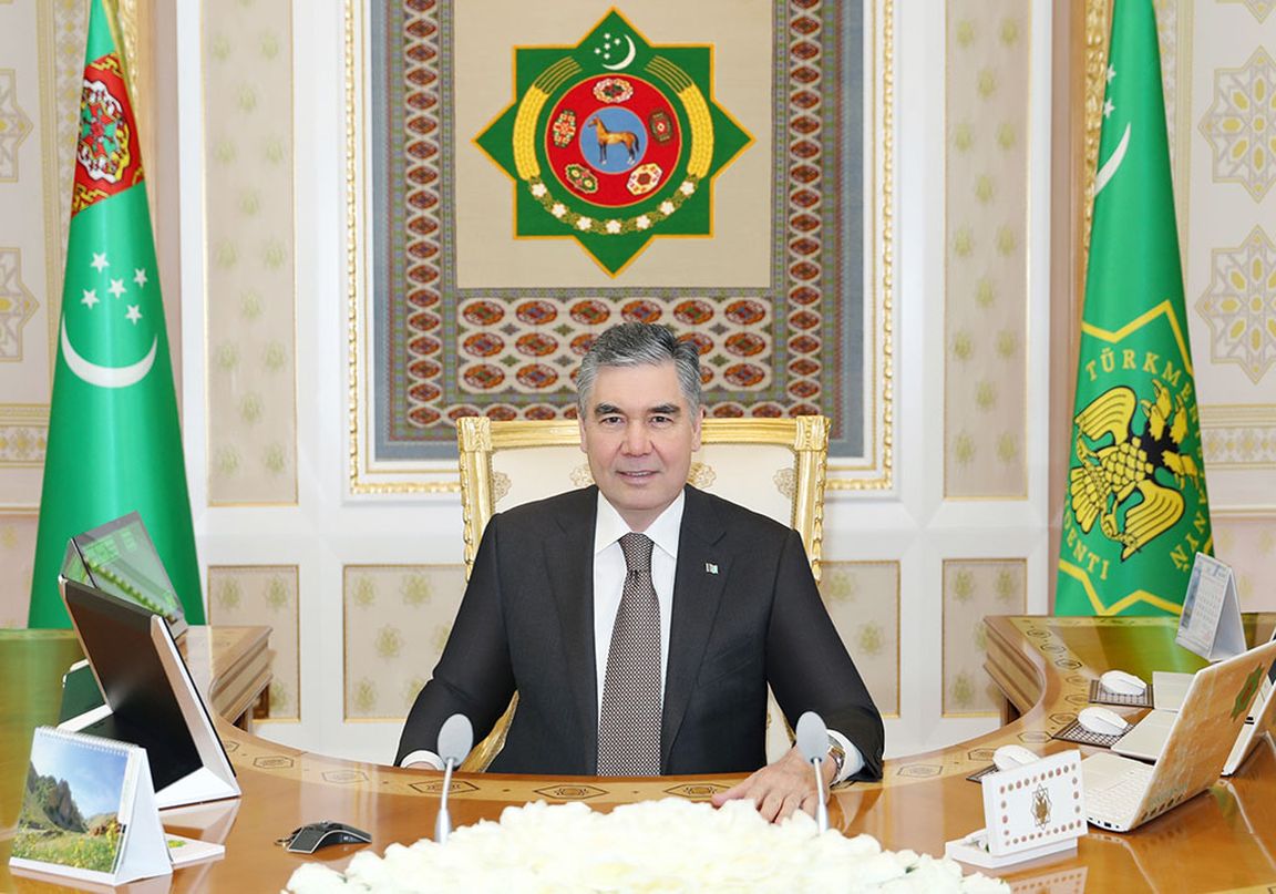 Harby we hukuk goraýjy edaralarynyň harby gullukçylary Döwlet Baştutanymyzdan gutlag kabul etdiler